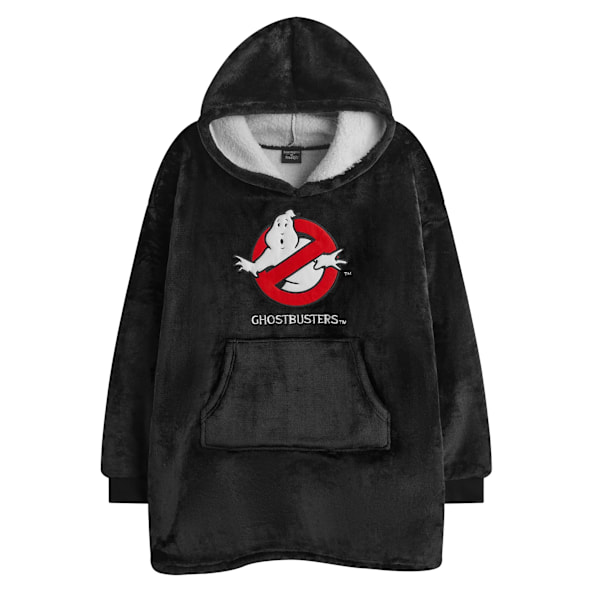 Ghostbusters Pojkar Logotyp Filt Hoodie One Size Svart Black One Size