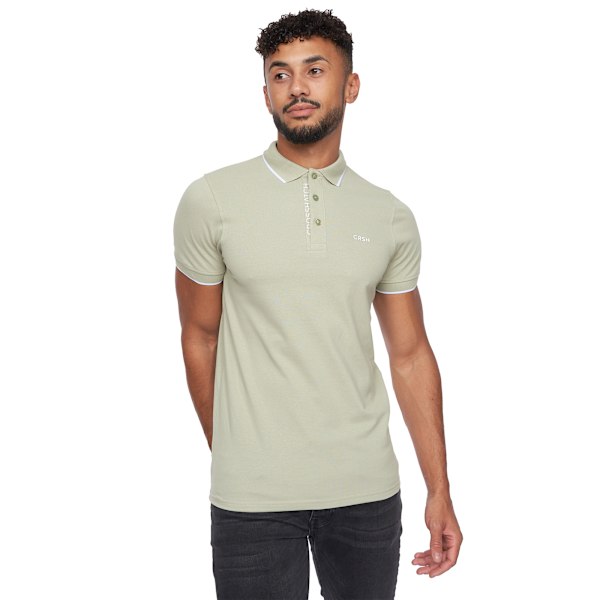 Crosshatch Kendrick herrpoloshirt M Sage Sage M