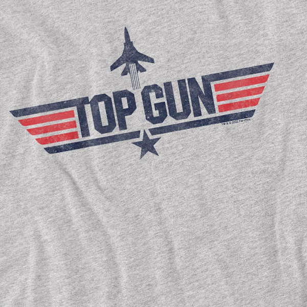 Top Gun Herr Logo T-Shirt L Sport Heather Sport Heather L