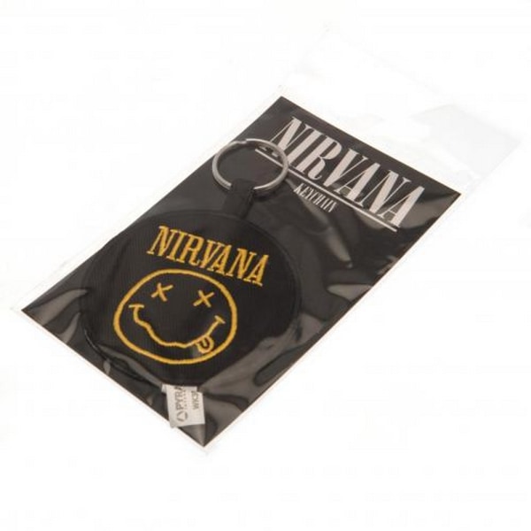 Nirvana Woven Keyring One Size Svart/Gul Black/Yellow One Size