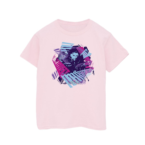 Marvel Girls Doctor Strange Stairs Bomull T-shirt 7-8 år Bab Baby Pink 7-8 Years