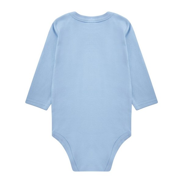 Casual Classics Baby Body med lång ärm 0-3 månader Ljusblå Light Blue 0-3 Months