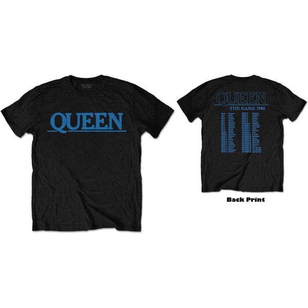 Queen Unisex Vuxen The Game Tour T-shirt XXL Svart Black XXL