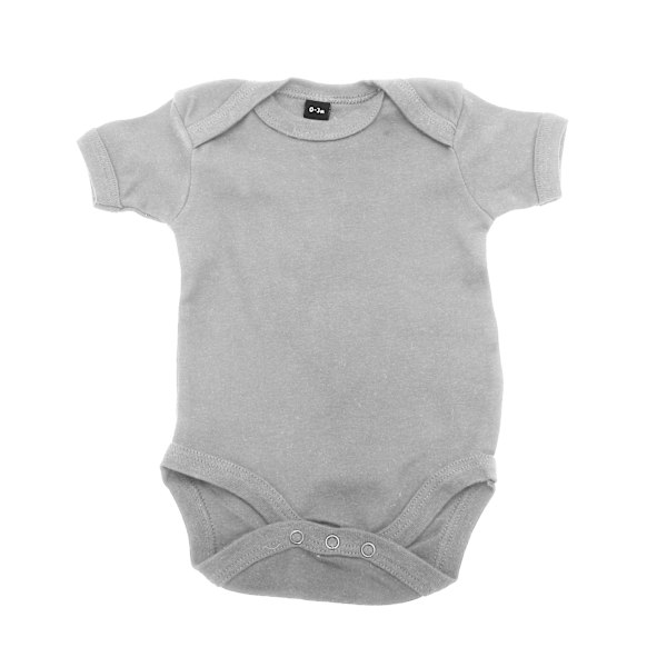 Babybugz Baby Body / Baby- och småbarnskläder 3-6 Heather Grey Heather Grey Melange 3-6