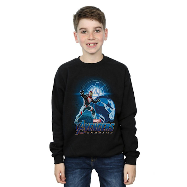 Marvel Boys Avengers Endgame Iron Man Team Suit Sweatshirt 5-6 Black 5-6 Years