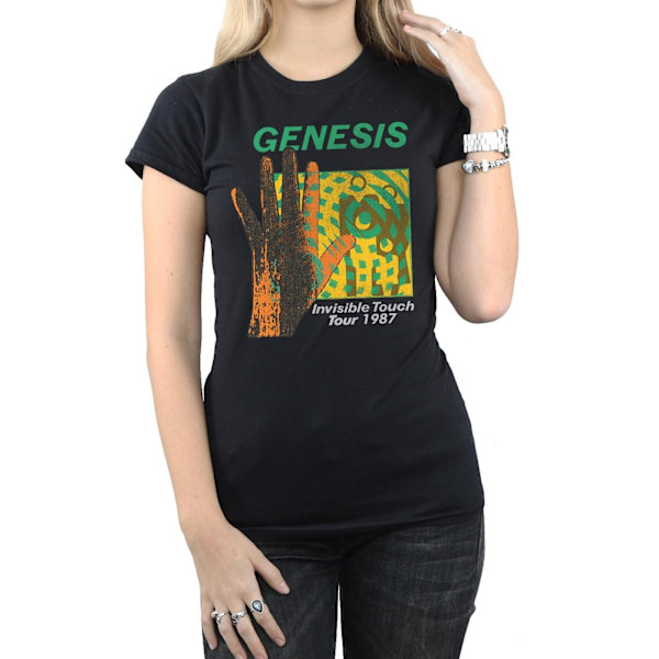 Genesis Womens/Ladies Invisible Touch Tour Bomull T-shirt L Bla Black L