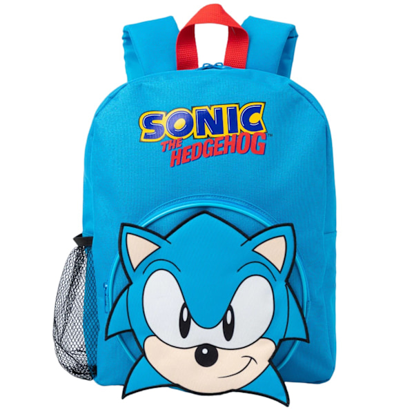 Sonic The Hedgehog Logo Ryggsäck Set One Size Blå/Röd Blue/Red One Size