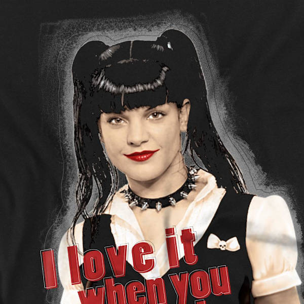 NCIS Herr Geek Talk T-Shirt M Svart Black M