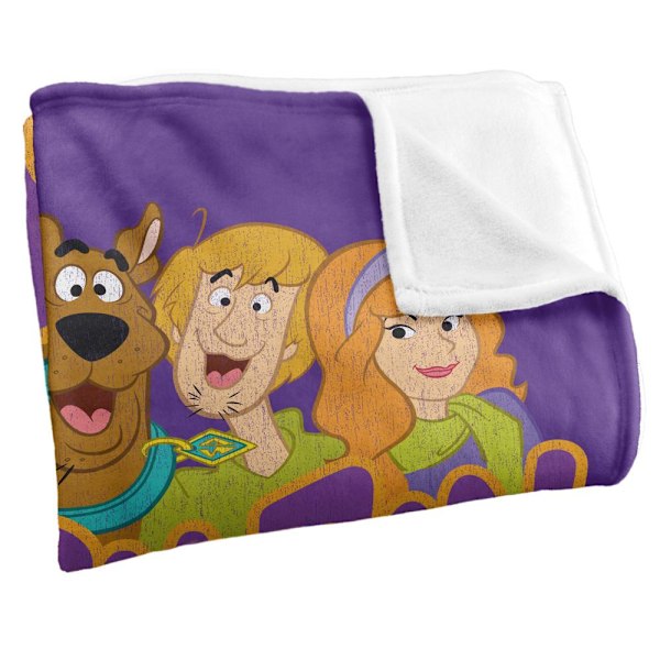 Scooby Doo Gruppbild Filt One Size Flerfärgad Multicoloured One Size