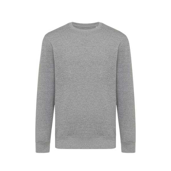 Iqoniq Unisex Vuxen Etosha Återvunnen Bomull Lättvikts Sweatshirt Light Heather Anthracite S