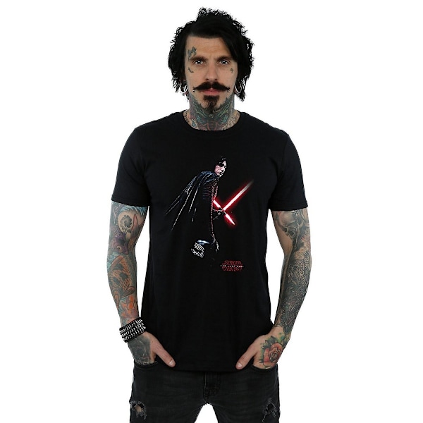 Star Wars: The Last Jedi Herr Kylo Ren Shadow Bomull T-shirt XX Black XXL