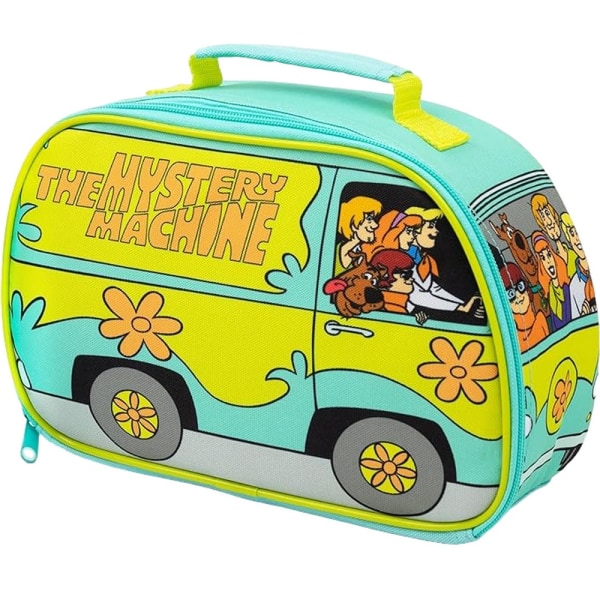 Scooby Doo The Mystery Machine Lunchpåse Set One Size Blue/Yell Blue/Yellow One Size