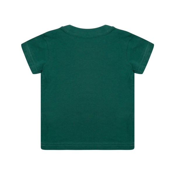 Larkwood Baby/Childrens Crew Neck T-Shirt / Schoolwear 6-12 Bot Bottle Green 6-12