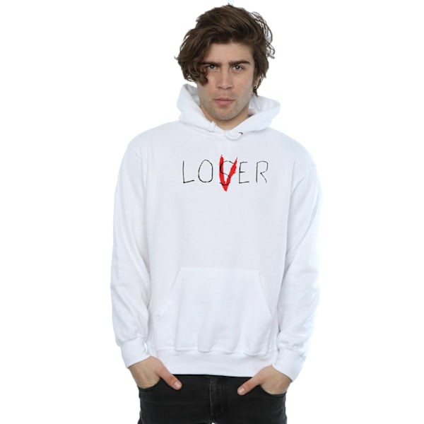 It Mens Loser Lover Hoodie M Vit White M
