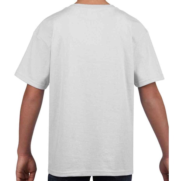 Gildan Barn/Barn Softstyle Ringspun Bomull T-shirt 3-4 År Vit White 3-4 Years