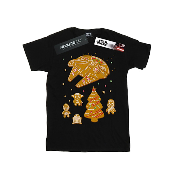 Star Wars Mens Gingerbread Rebels T-Shirt M Svart Black M