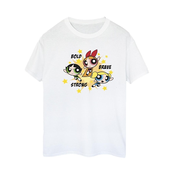 Powerpuffpinglorna Dam/Dam Tjejer Modig Modig Stark Bomull White 3XL