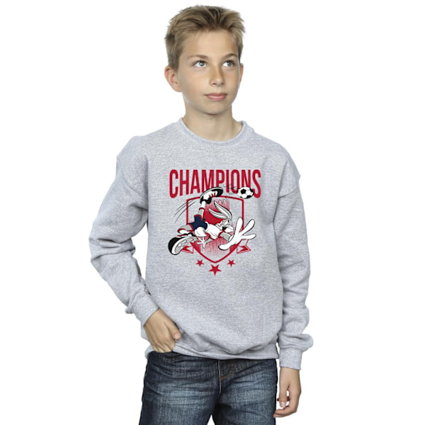 Looney Tunes Boys Bugs Bunny Champions Sweatshirt 7-8 år Spo Sports Grey 7-8 Years