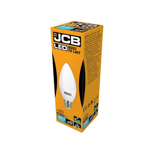 JCB LED-ljus 470lm Opal 6w Ljuskälla E27 3000k One Size Vit White One Size