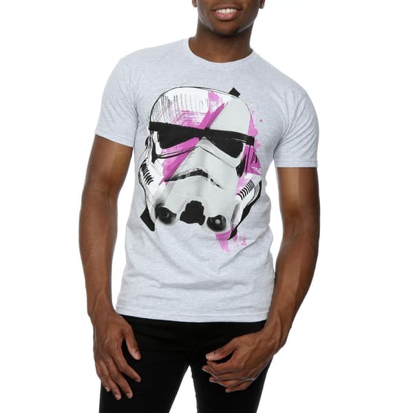 Star Wars Herr Stormtrooper Command Sketch T-shirt M Heather Grå Heather Grey M