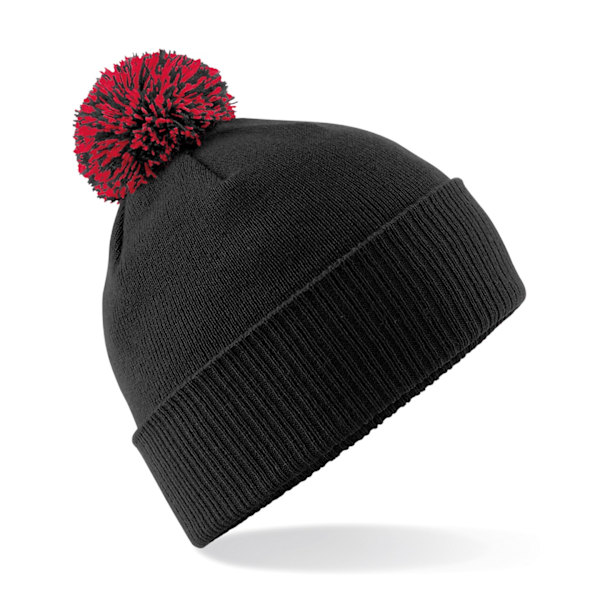 Beechfield Unisex Vuxenmössa En Storlek Svart/Klassisk Röd Black/Classic Red One Size
