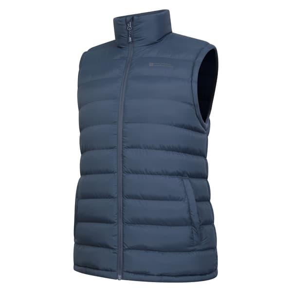 Mountain Warehouse Herr Seasons Vadderad Väst med Fuskpälsfoder L N Navy L