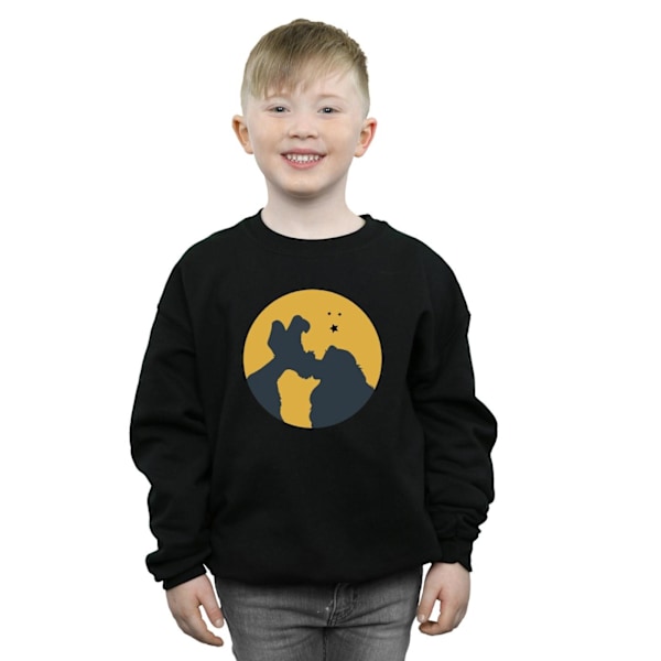 Disney Boys Lady Och Lufsen Moonlight Kiss Sweatshirt 9-11 År Black 9-11 Years