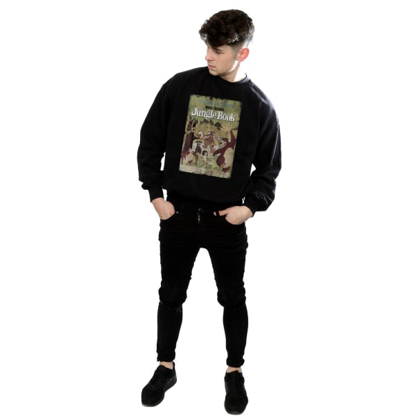 Jungle Book Herr Poster Sweatshirt L Svart Black L