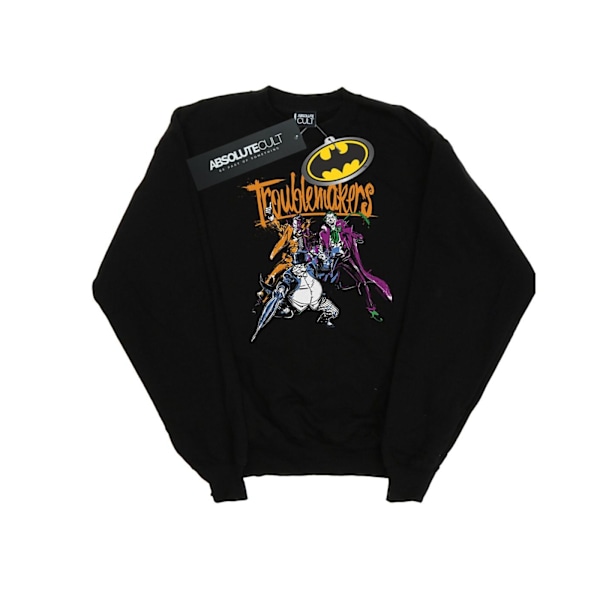 DC Comics Herr Batman Troublemakers Sweatshirt 5XL Svart Black 5XL