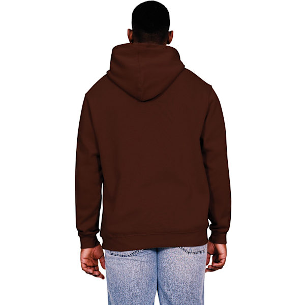 Casual Classics Herr Core Ringspun Bomullshoodie L Choklad Chocolate L