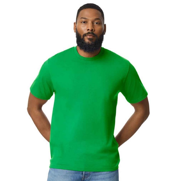 Gildan Herr Midweight Soft Touch T-Shirt XS Irländsk Grön Irish Green XS