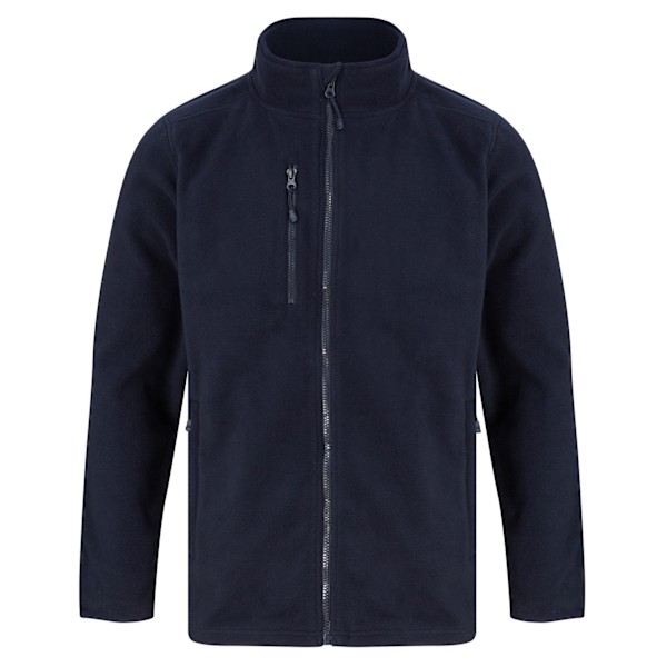 Henbury Unisex Vuxen Återvunnen Polyester Fleecejacka 3XL Marinblå Navy 3XL