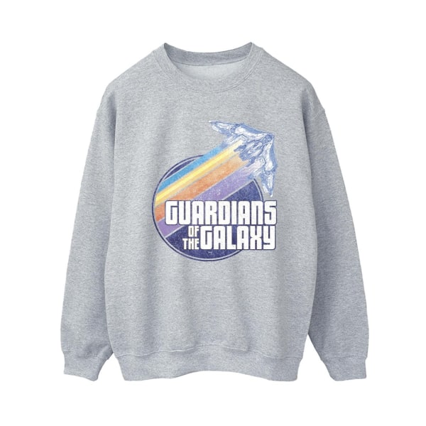 Guardians Of The Galaxy Dam/Ladies Badge Rocket Sweatshirt S Sports Grey S