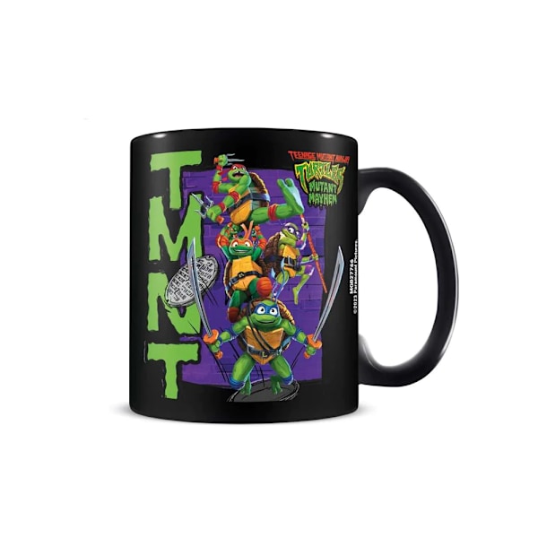 Teenage Mutant Ninja Turtles: Mutant Mayhem TMNT Mug En Storlek B Black/Multicoloured One Size