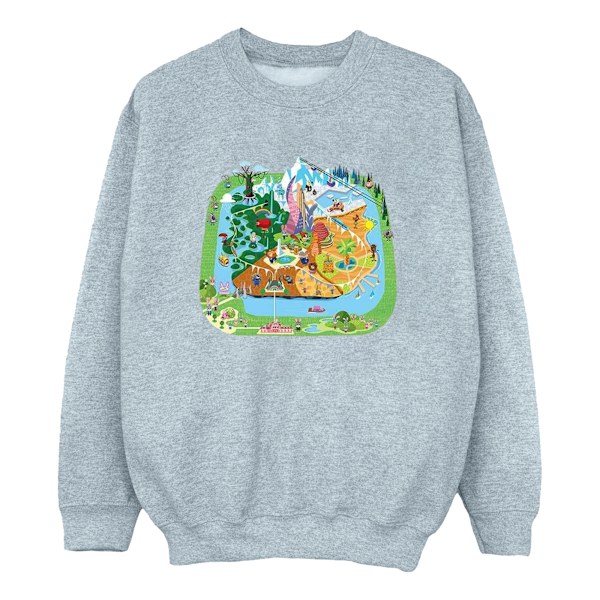 Disney Girls Zootropolis City Sweatshirt 5-6 år Sports Grey Sports Grey 5-6 Years