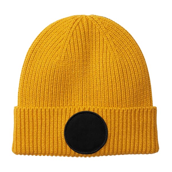 Beechfield Unisex Vuxen Mode Cirkulär Patch Mössa En Storlek Mustard/Black One Size