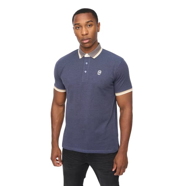 Crosshatch Herr Chimlacks Pikétröja S Denimblå Denim Blue S