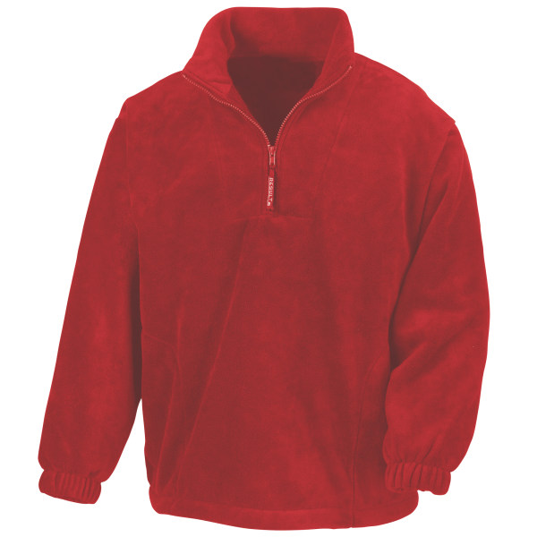 Resultat Ofodrad Active 1/4 Zip Anti-Pilling Fleece Top L Röd Red L