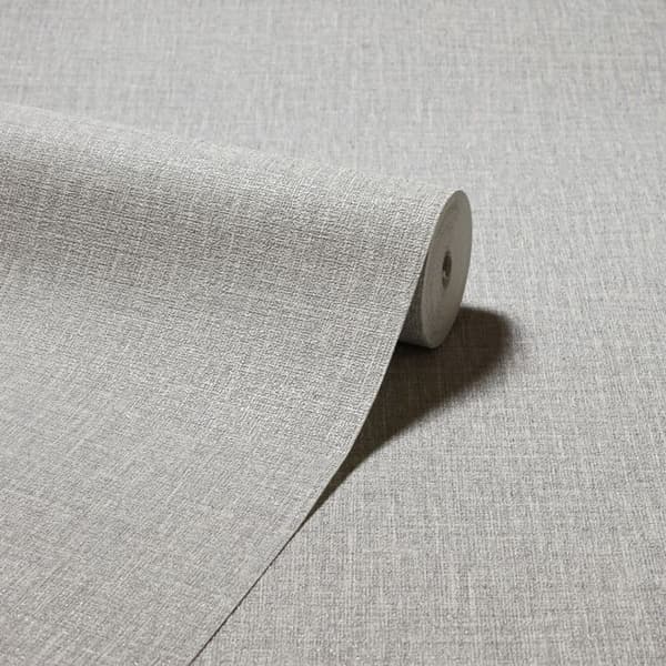 Arthouse Country Plain Textured Wallpaper One Size Grey Grey One Size