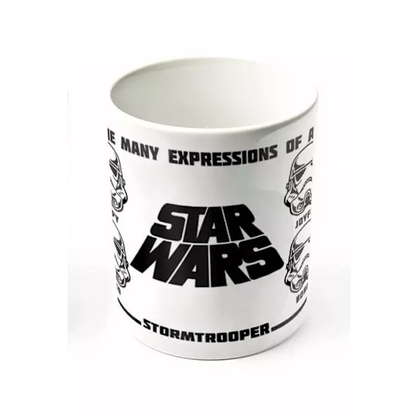 Star Wars Expressions Of A Stormtrooper Mug One Size Vit/Svart White/Black One Size