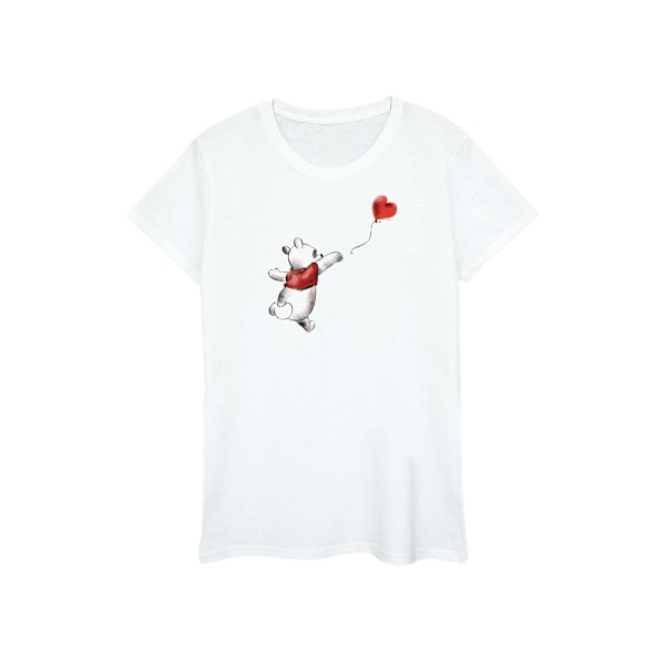 Winnie the Pooh Dam/Kvinnor Ballonger Bomull T-shirt L Vit White L