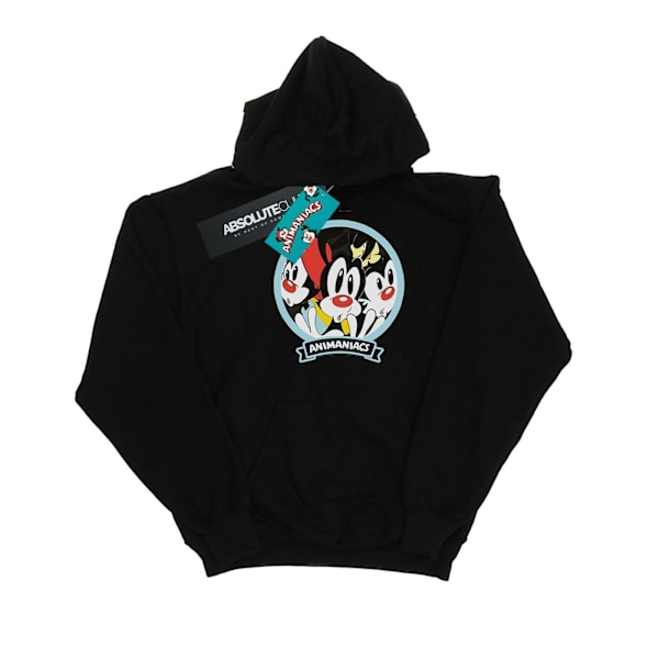 Animaniacs Mens Fisheye Group Hoodie 3XL Svart Black 3XL