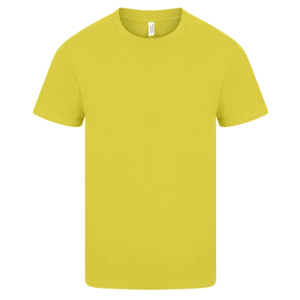 Casual Classics Unisex Vuxen Ringspunnen Ekologisk T-shirt XL Yellow XL