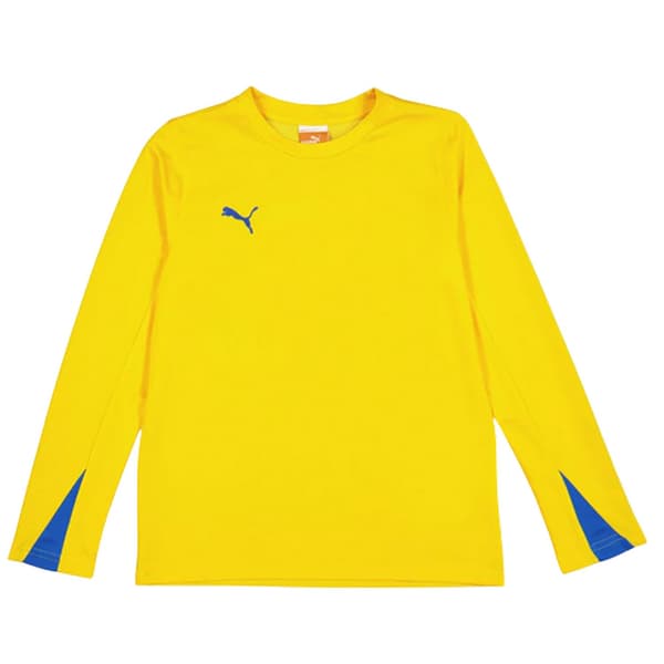 Puma Barn/Kids Team Performance Långärmad Träningströja Yellow 14 Years