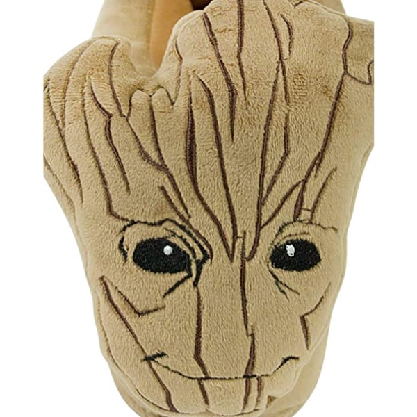 Guardians Of The Galaxy Barn/Barnkal Groot Tofflor 8-9 Barn Brown 8-9 Child UK