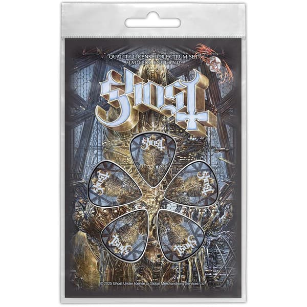 Ghost Impera Plektrum (5-pack) One Size Guld/Vit Gold/White One Size