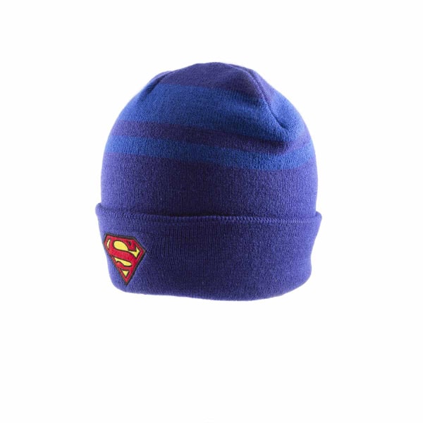 Superman Logo Beanie One Size Blå Blue One Size