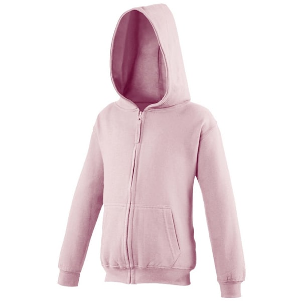 Awdis Barn Unisex Tröja med Huva / Hoodie / Zoodie 5-6 Baby Baby Pink 5-6