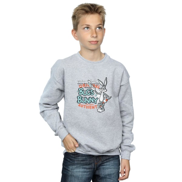 Looney Tunes Boys Vintage Bugs Bunny Sweatshirt 7-8 år Sport Sports Grey 7-8 Years