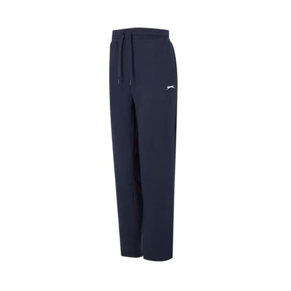 Slazenger Dam Interlock Joggingbyxor med Öppen Fåll 6 UK Navy 6 UK